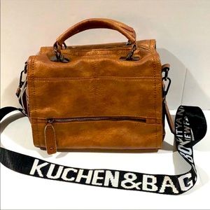 Kuchen and Bag new never used. Boho 80’s over shoulder designer bag.